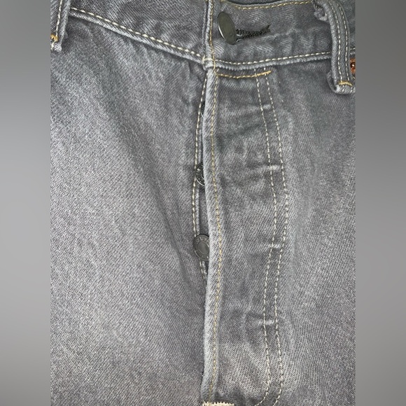 MENS VINTAGE GRAY LEVIS 32 X 29 SCHOOL FALL COLLEGE WASHED MELLOW BOOT  … - Picture 5 of 14